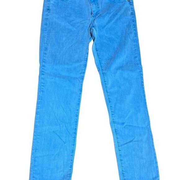 Adriano Goldschmied Blue Skinny Jeans The Stevie Ankle Slim Straight Leg 26R - Picture 1 of 4